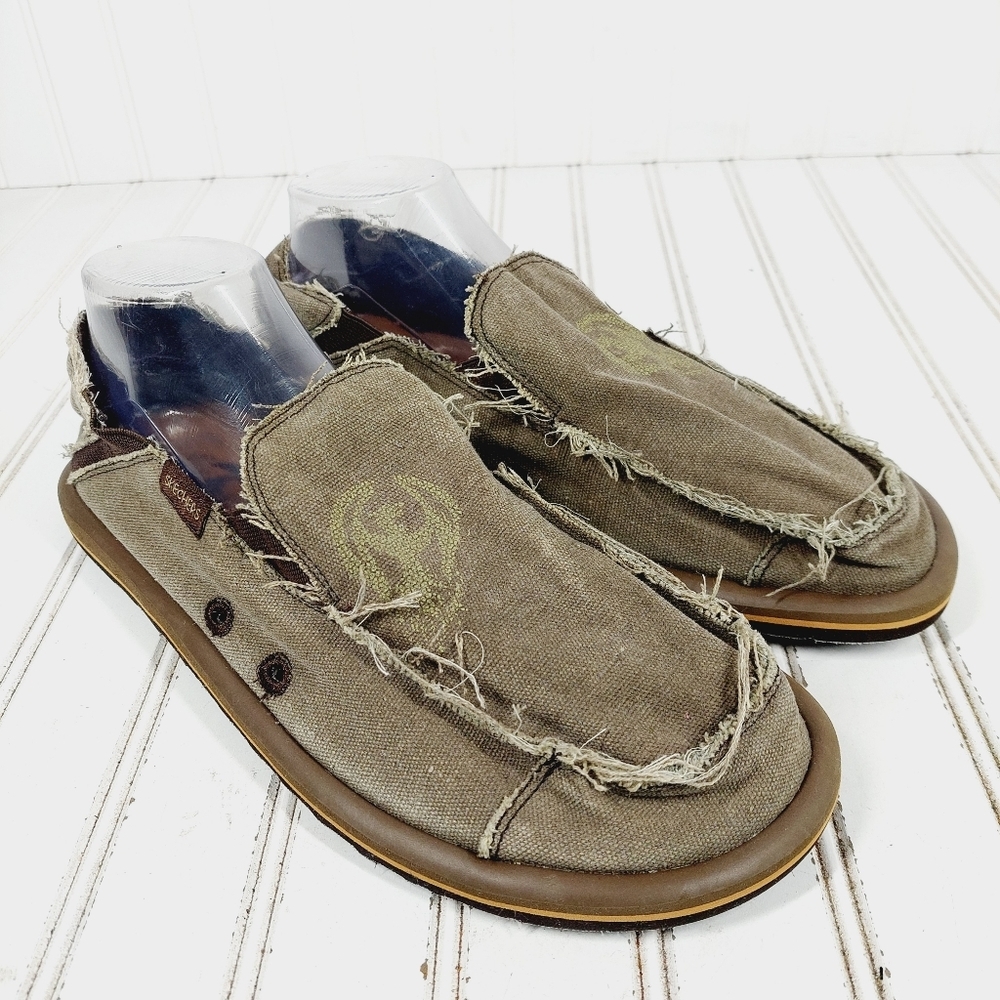 Skechers Phoenix Khaki Casual Mens Shoes Size 11 NWOT